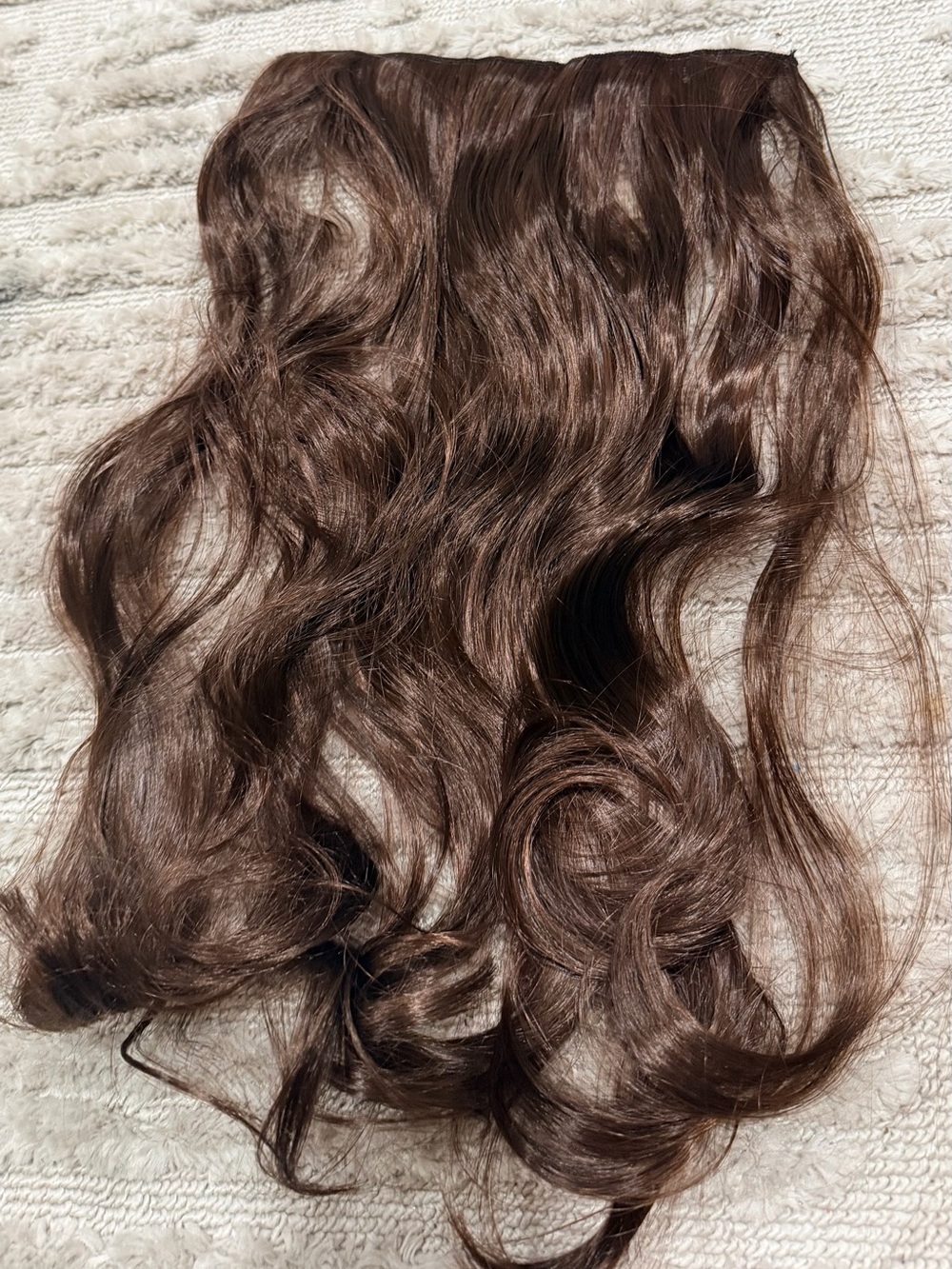Brown Women's Clip-In Hair Extension - Natural Wave
